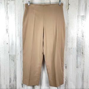 Lauren Vidal Women's Tan Work Career Dress‎ Pants